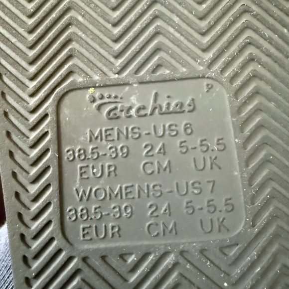 Archies Arch Support Flip Flops | Size 7 Women's (6 Men's) - Picture 7 of 8